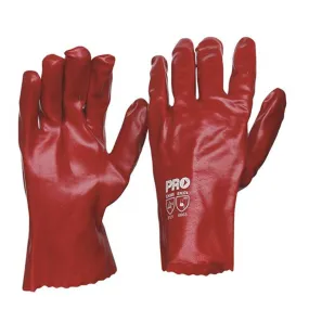 27cm Red PVC Gloves