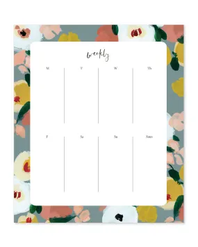 Agenda Pad – Dusk Florals