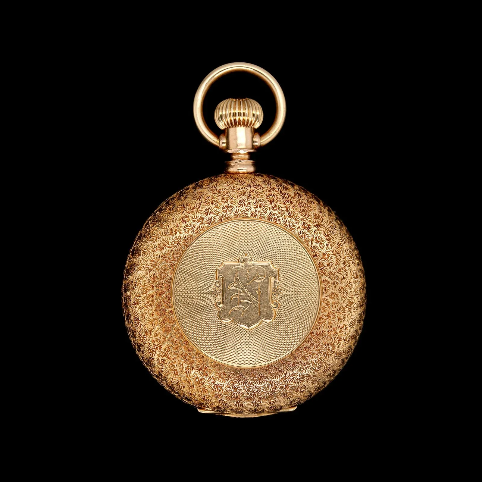 Antique 14K Yellow Gold Estate Pocket Watch Locket