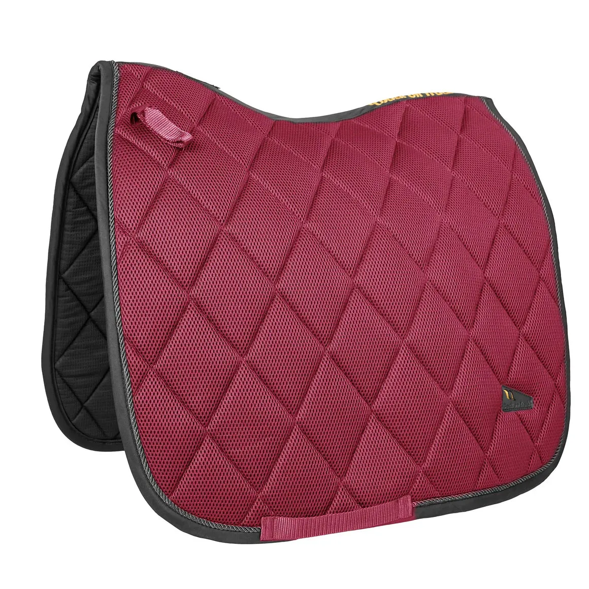 BACK ON TRACK AIRFLOW SADDLE PAD DRESSAGE - BURGUNDY