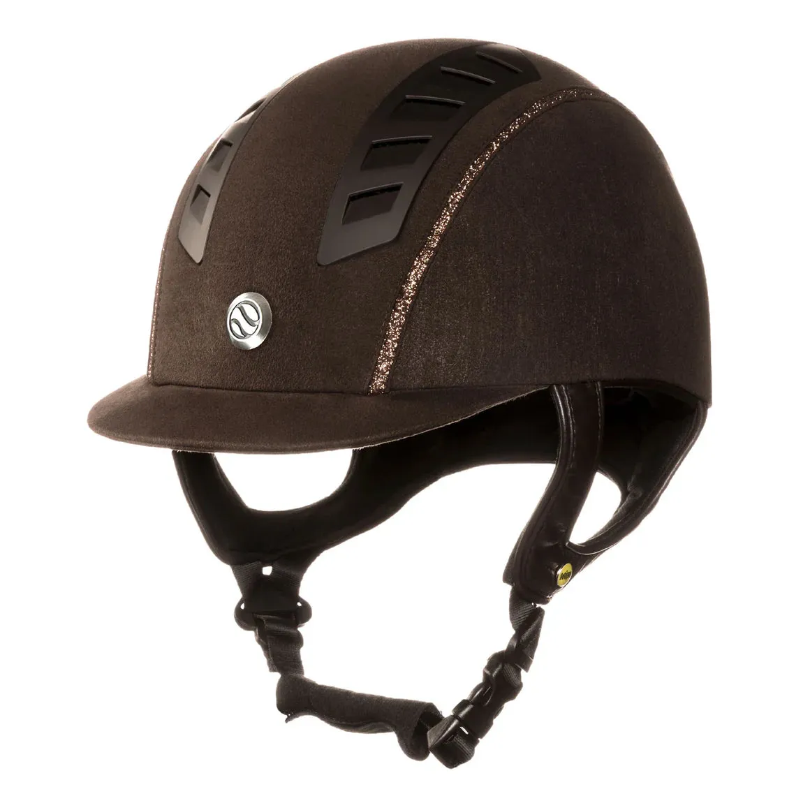 BACK ON TRACK TRAUMA VOID EQ3 MICROMOCCA RIDING HELMET - BROWN