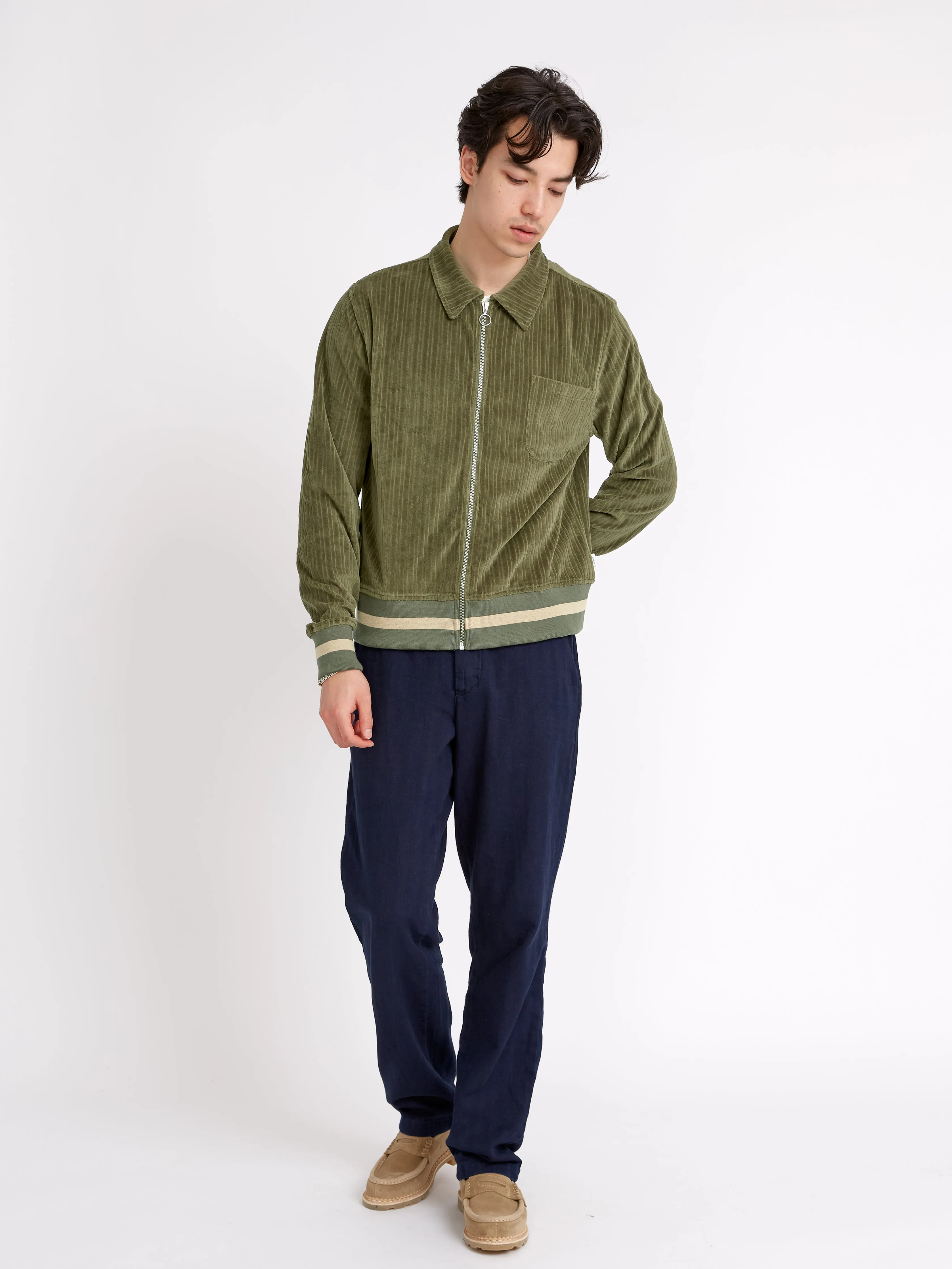 Bradstone Jersey Jacket Willow Green