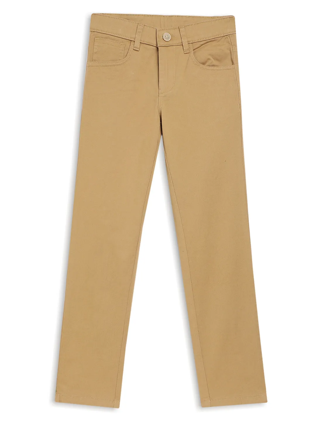 Cantabil Boy's Beige Casual Trousers