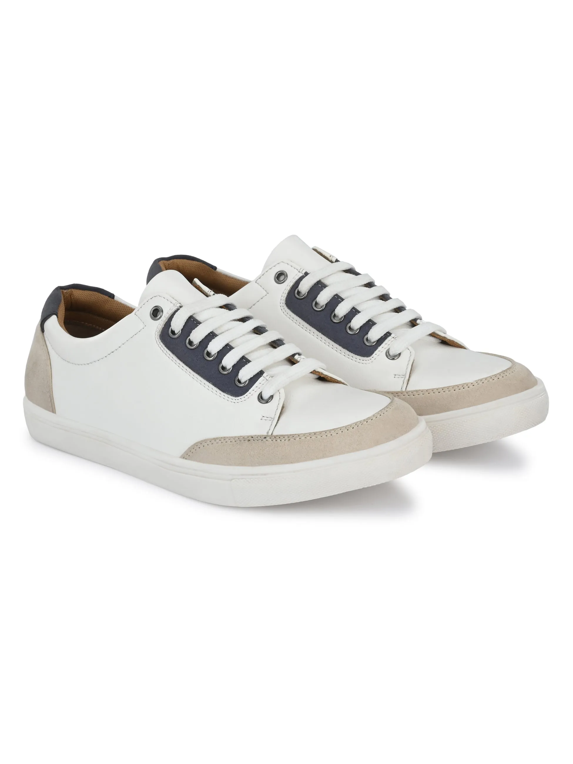 Carmen White Casual Sneakers