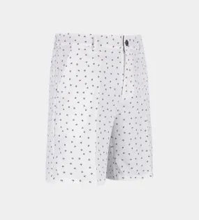 CLIMA BLOSSOM SHORTS - WHITE