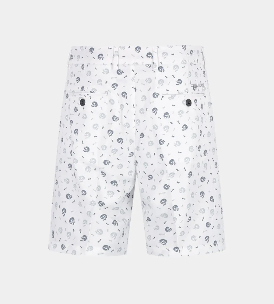 CLIMA SKULLZ SHORTS - WHITE