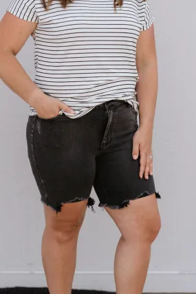 DANIELLE BERMUDA HIGH RISE SHORTS