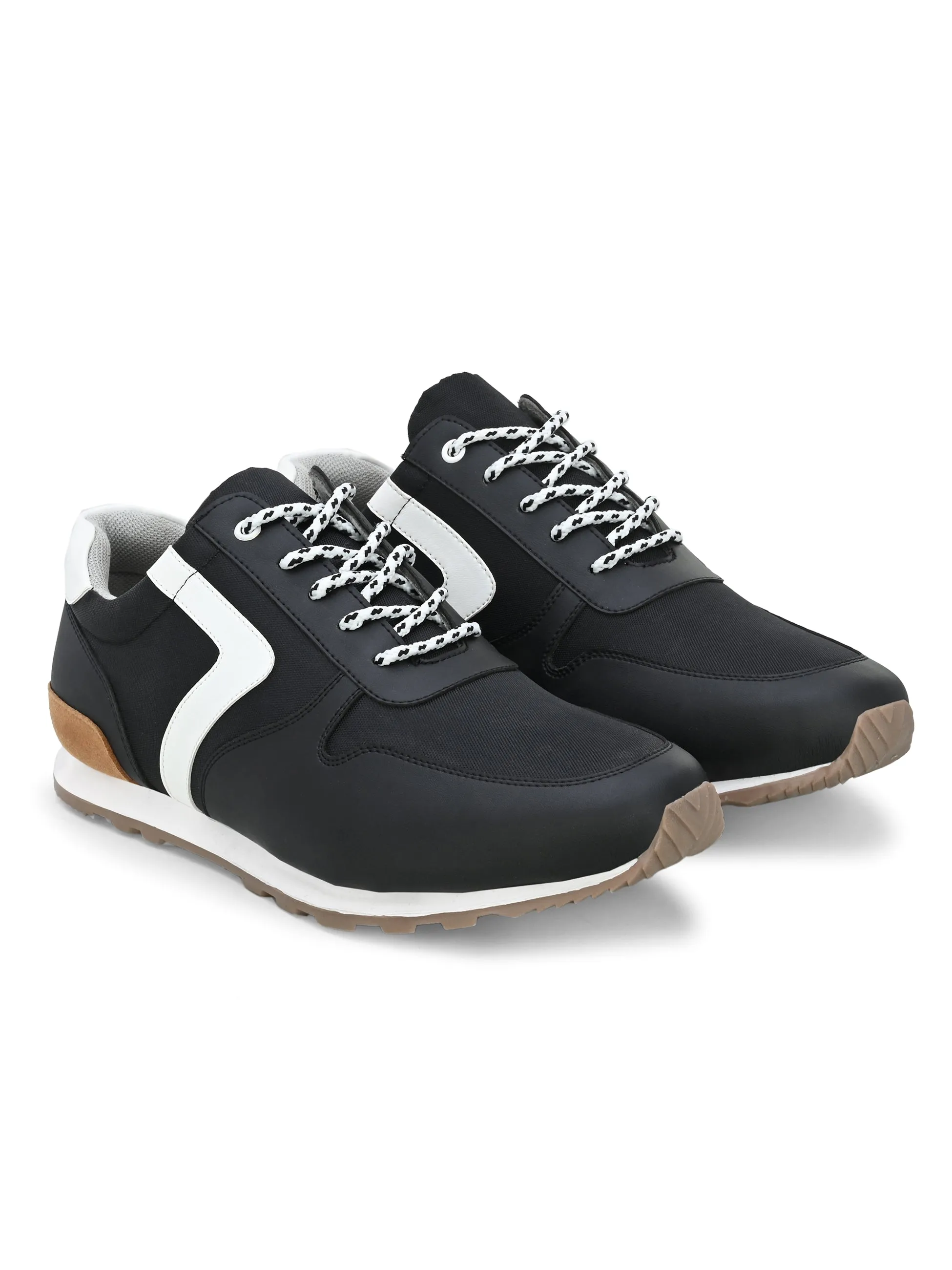 Ecru Black Casual Sneakers