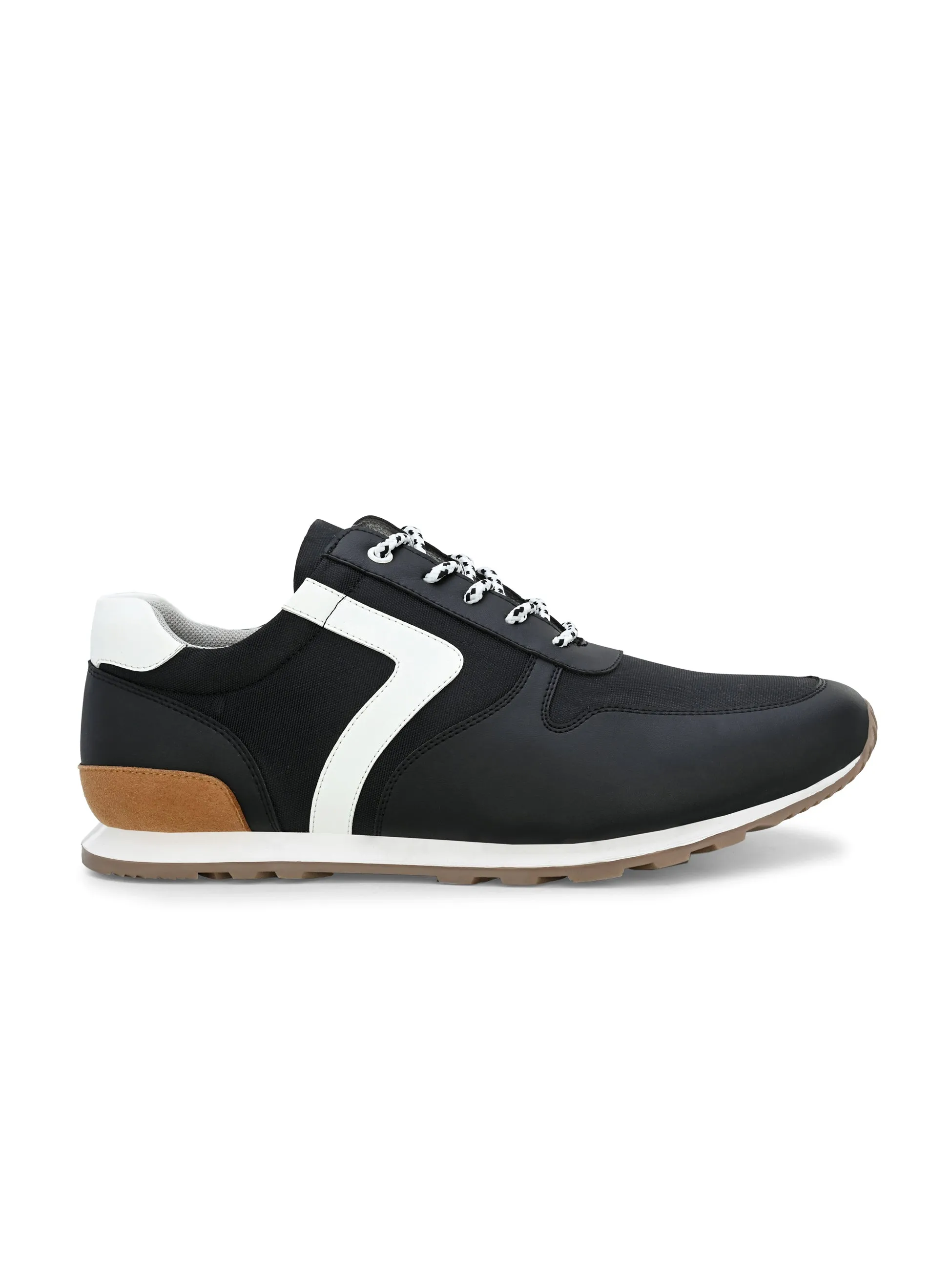 Ecru Black Casual Sneakers