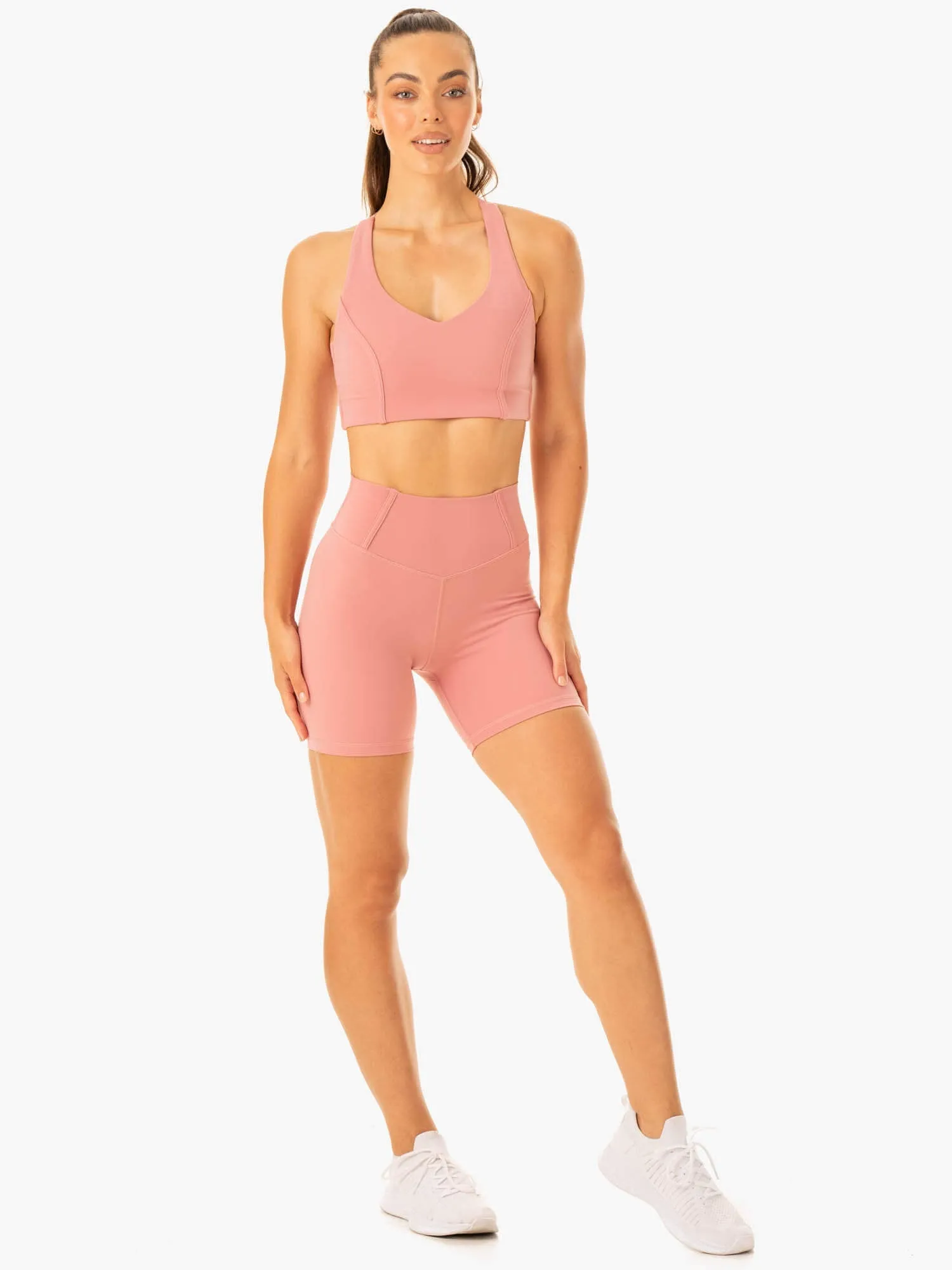 Form Scrunch Bum Shorts - Dusty Pink