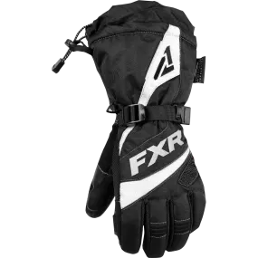 FXR Fusion Womens Glove Black/White