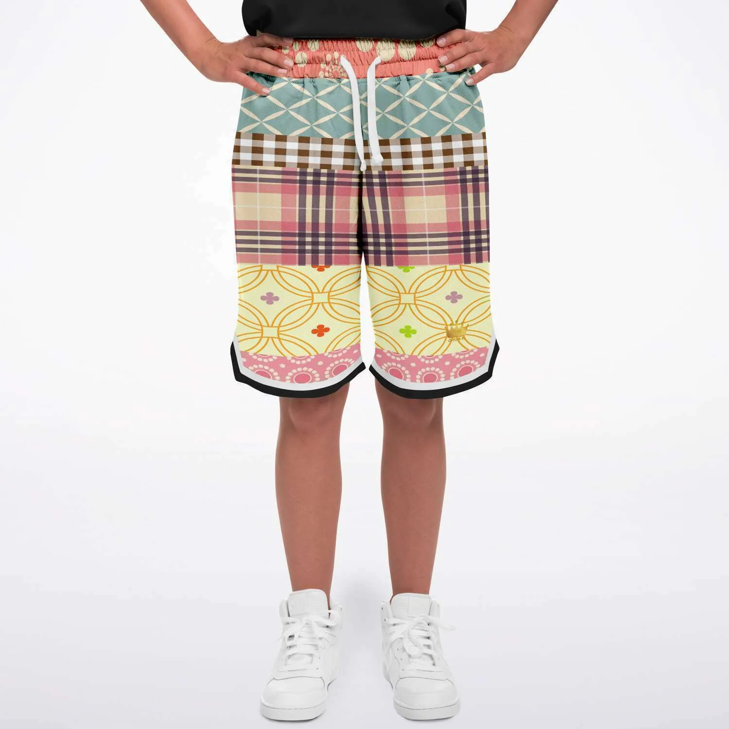 Kaleidoscope Unisex Basketball Shorts