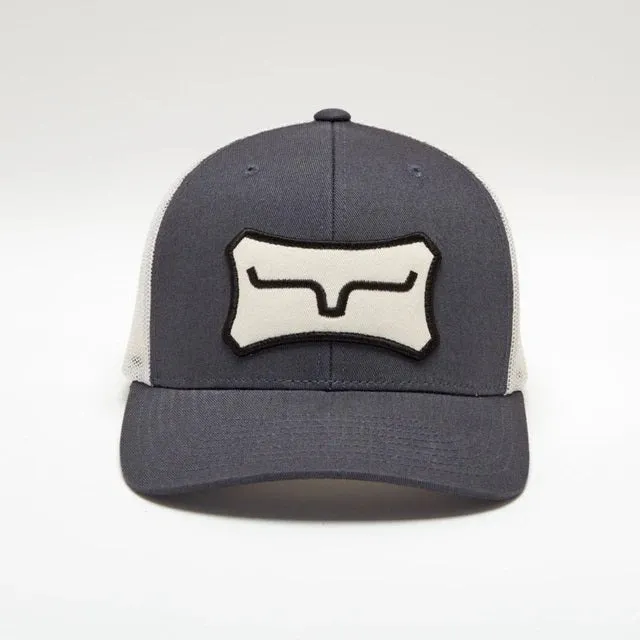 'Kimes Ranch' Boneyard Mid Trucker Cap - Charcoal