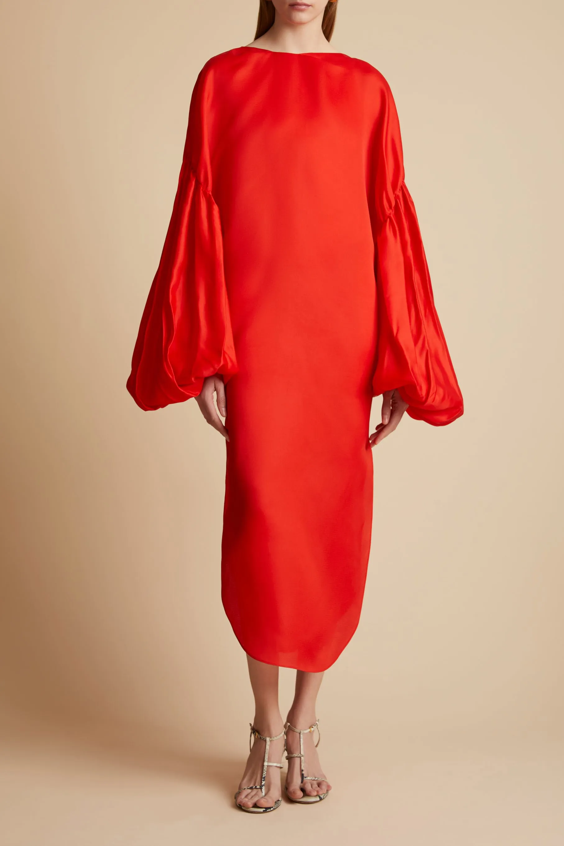 Kleid Zelma in Fire Red