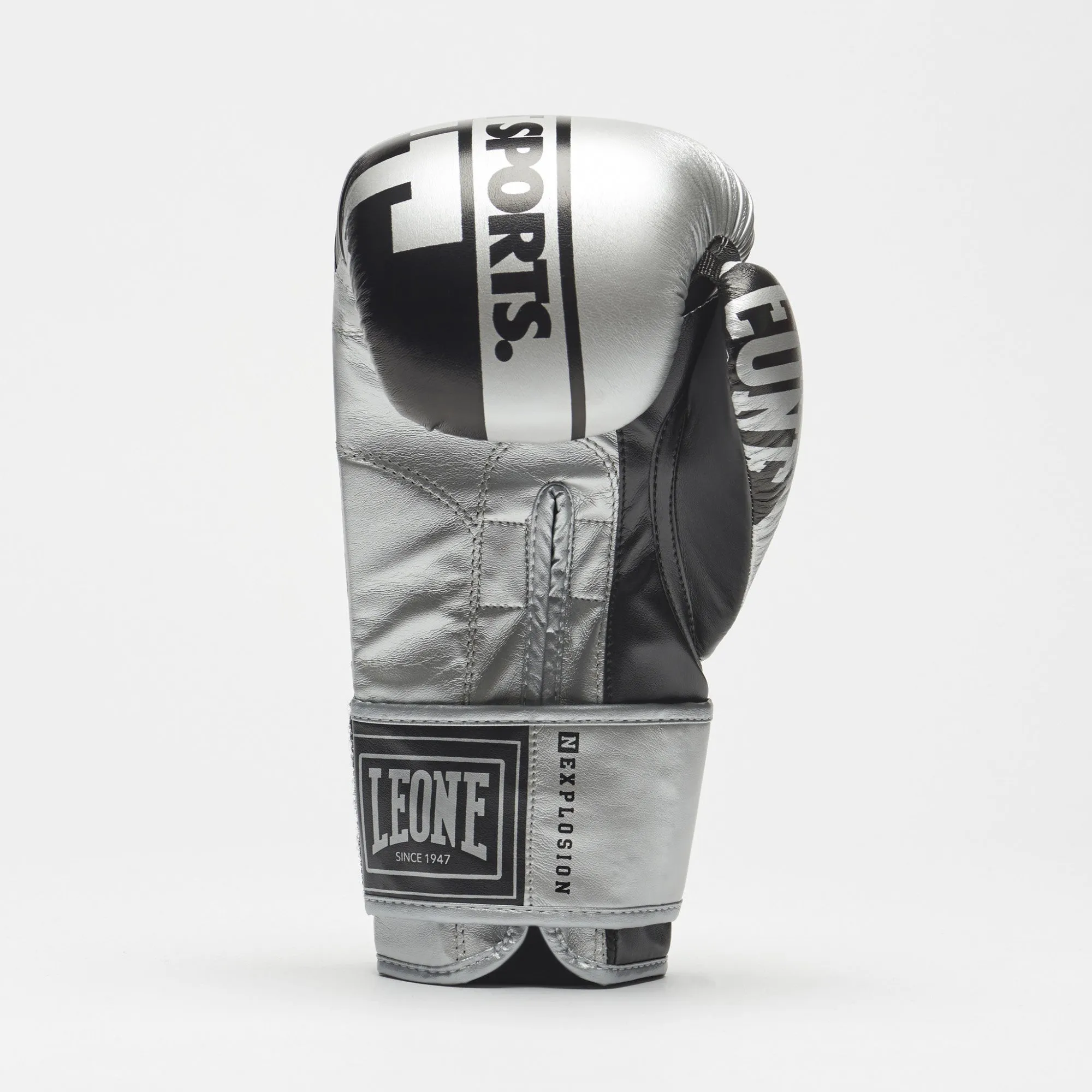 Leone Boxing Glove Nexplosion GN322 silver