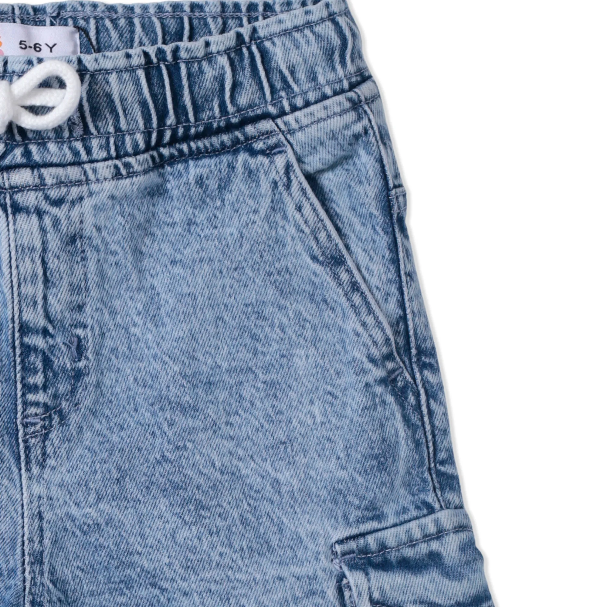 Light Wash Denim Shorts