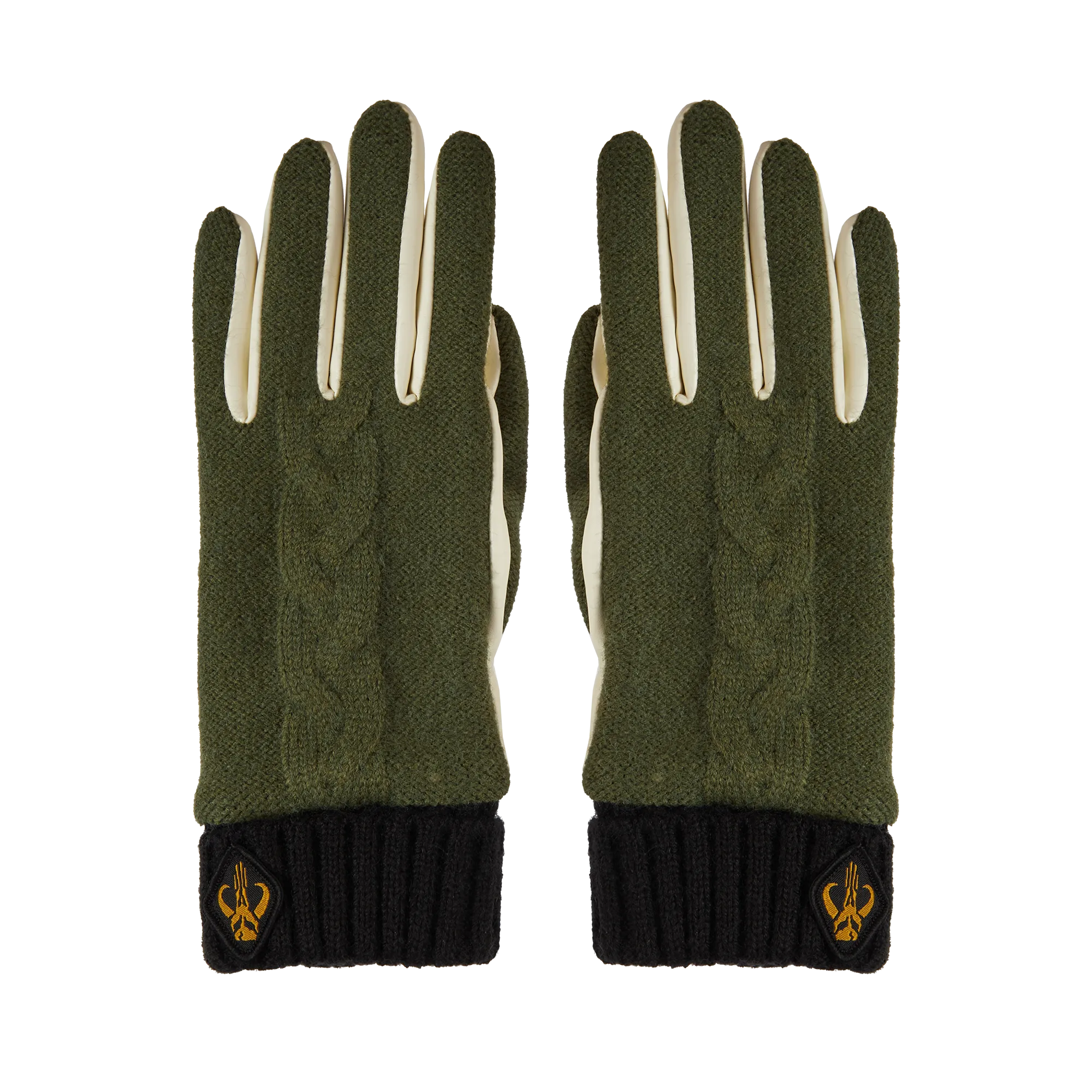 Mandalorian Faux Leather & Knit Gloves