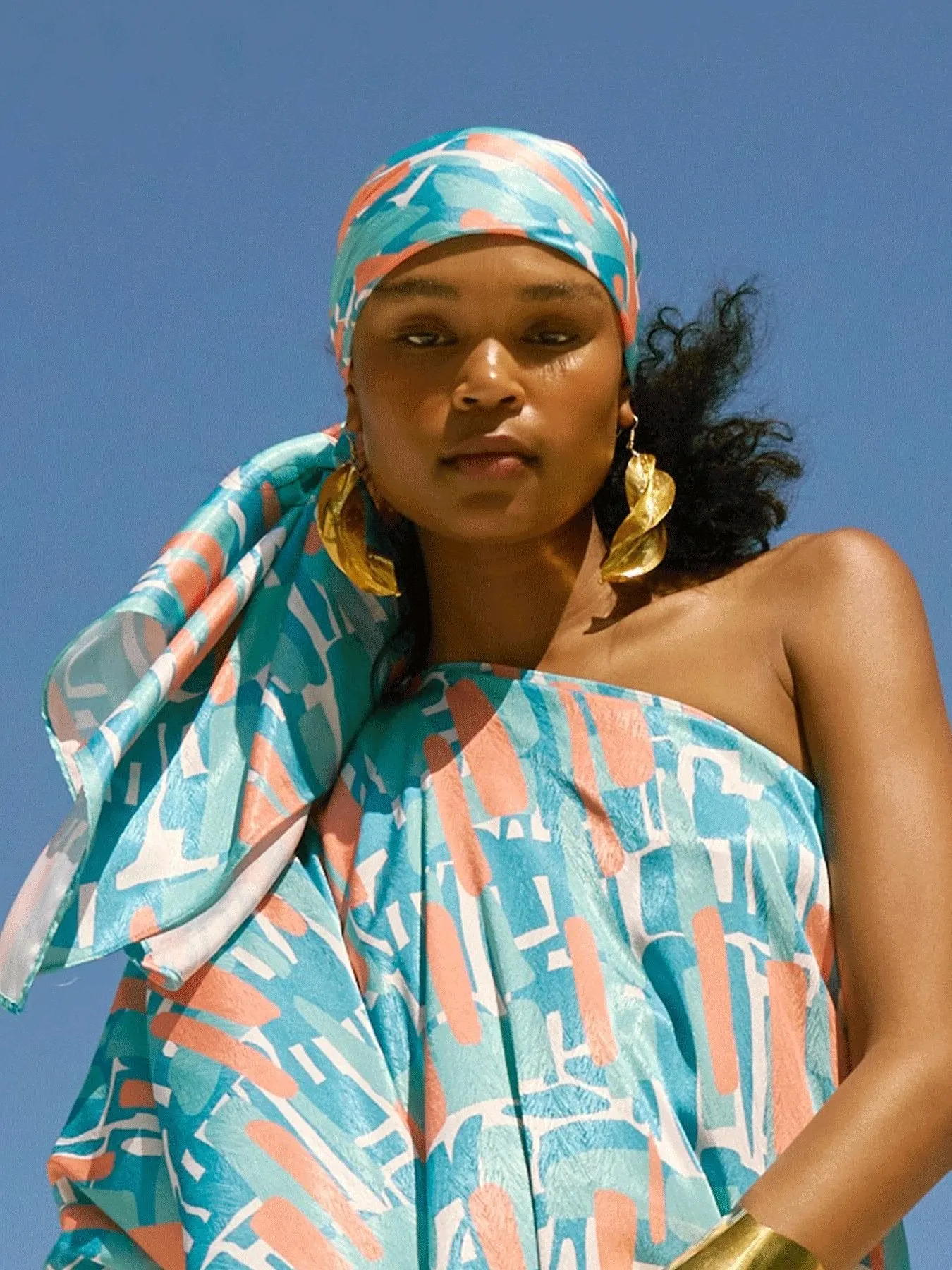 Moussor Headwrap - Atoll Blu