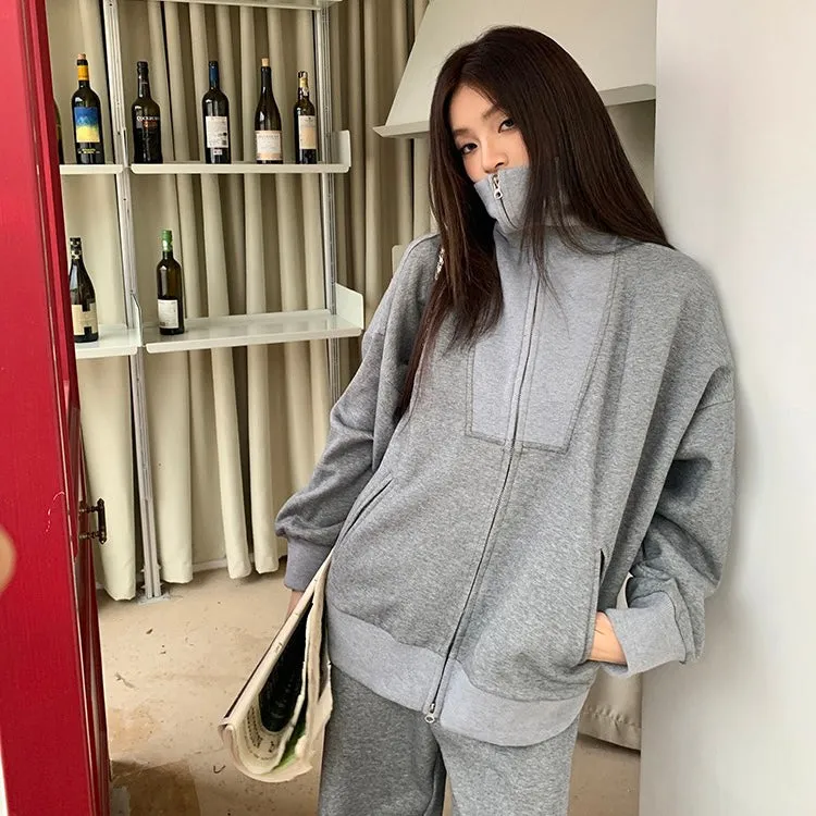 Neutral Tone Track Suit