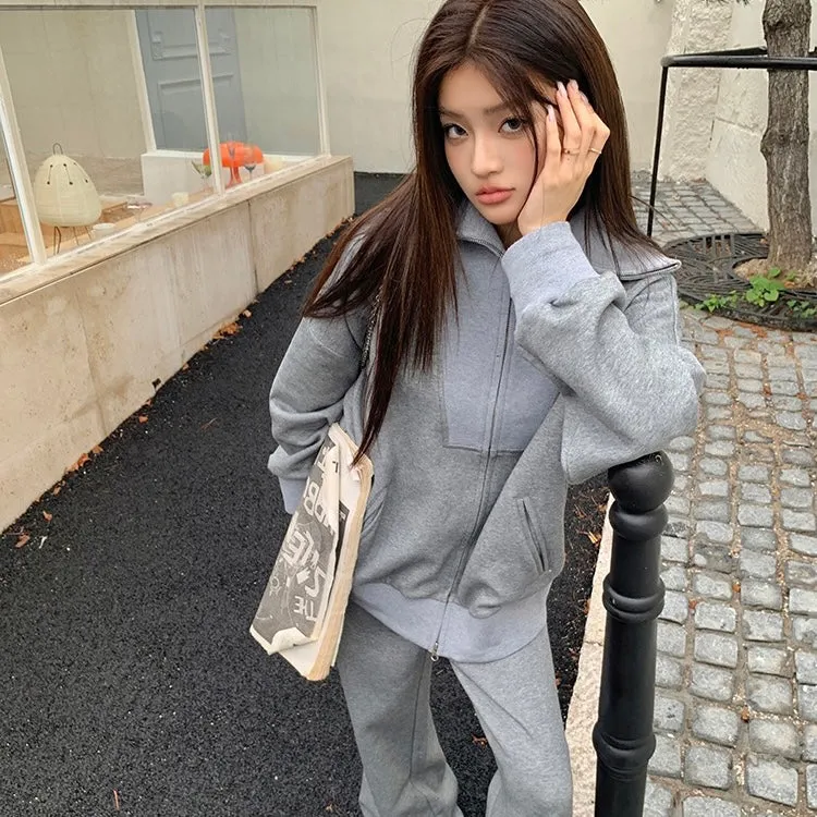 Neutral Tone Track Suit