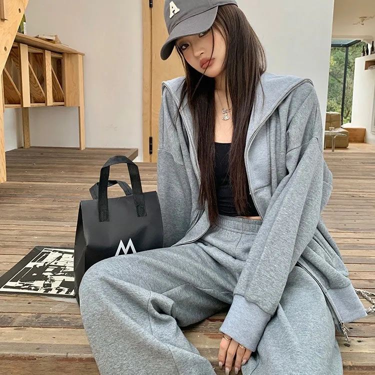 Neutral Tone Track Suit