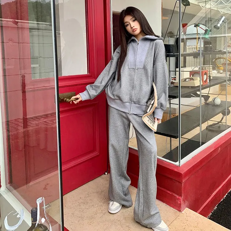 Neutral Tone Track Suit