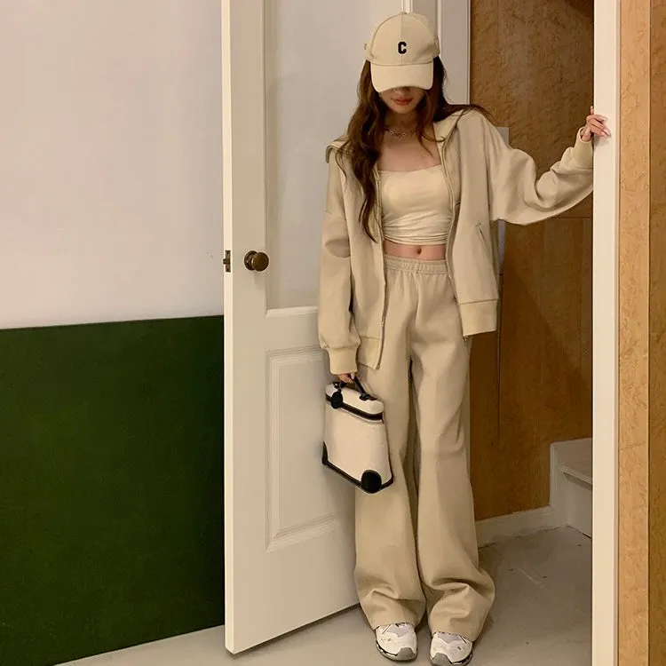 Neutral Tone Track Suit