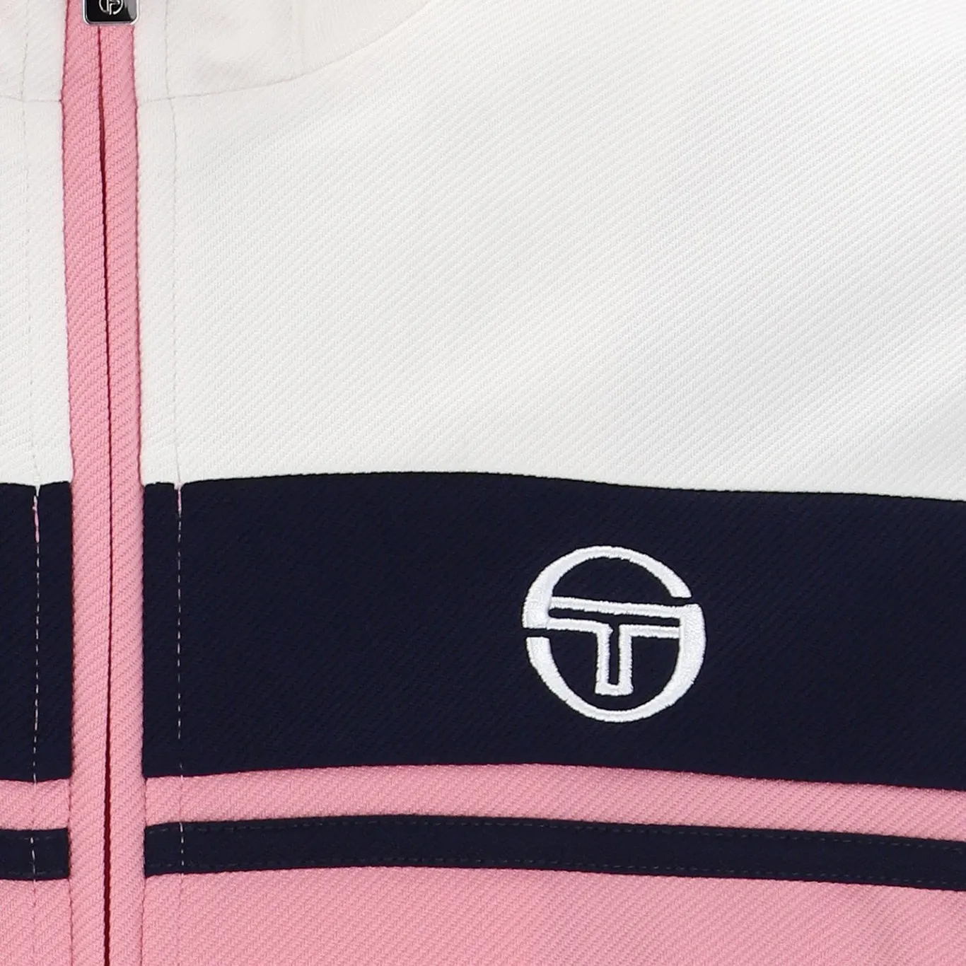 Sergio Tacchini Damarindo Track Top Pink/Cream