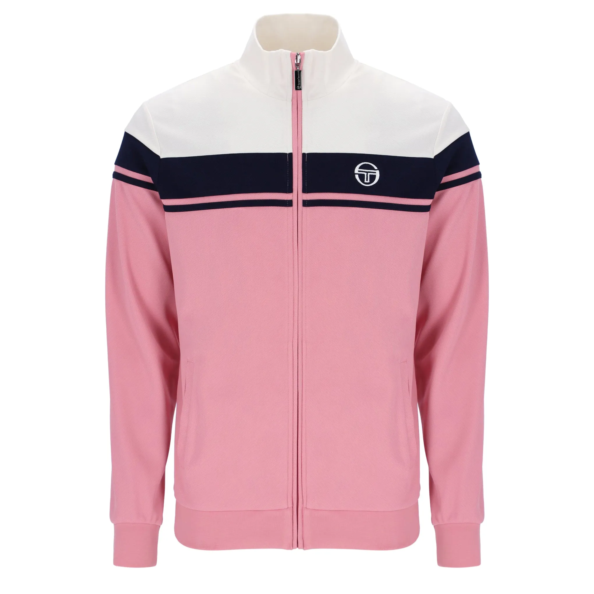 Sergio Tacchini Damarindo Track Top Pink/Cream