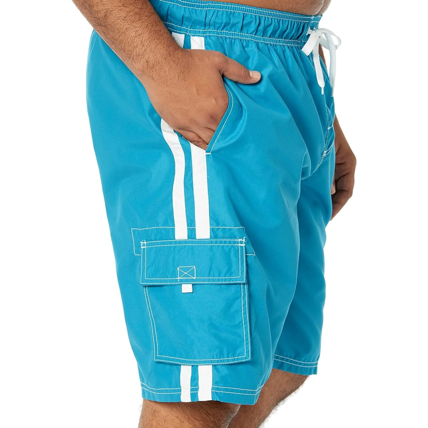 Side Pockets Swim Trunks