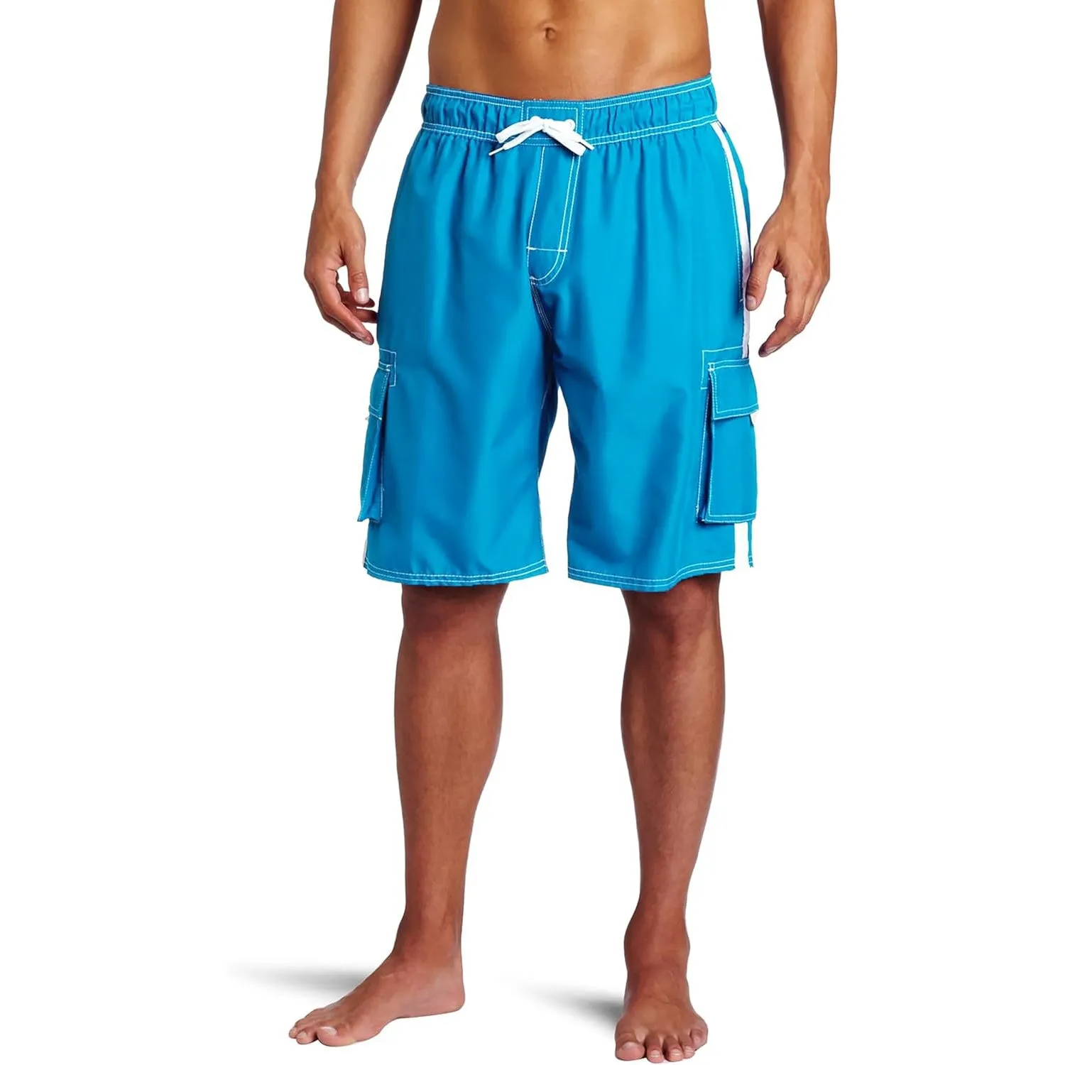 Side Pockets Swim Trunks