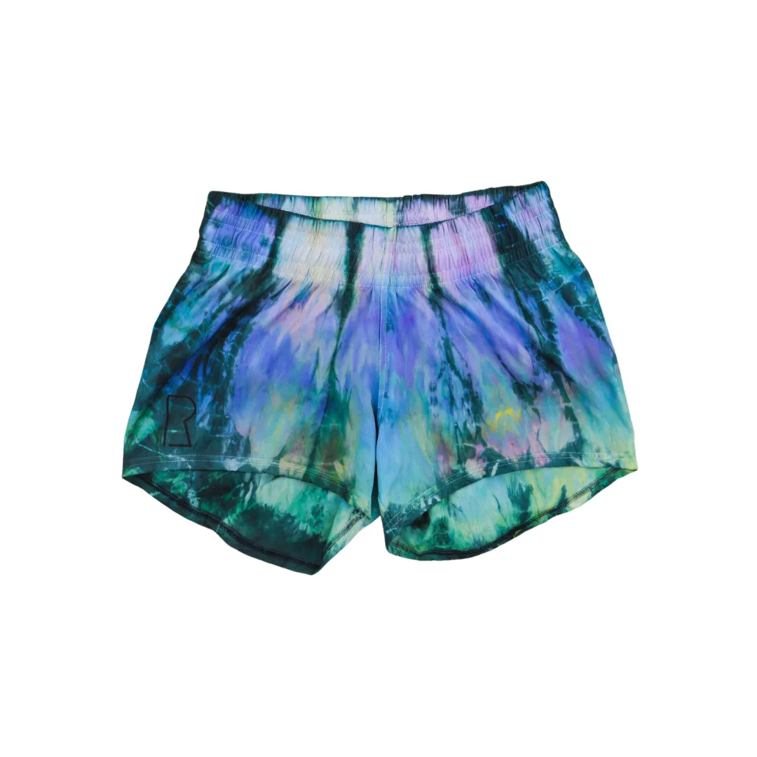 Stadium Short in Aurora Borealis Batik Dye // Limited Edition