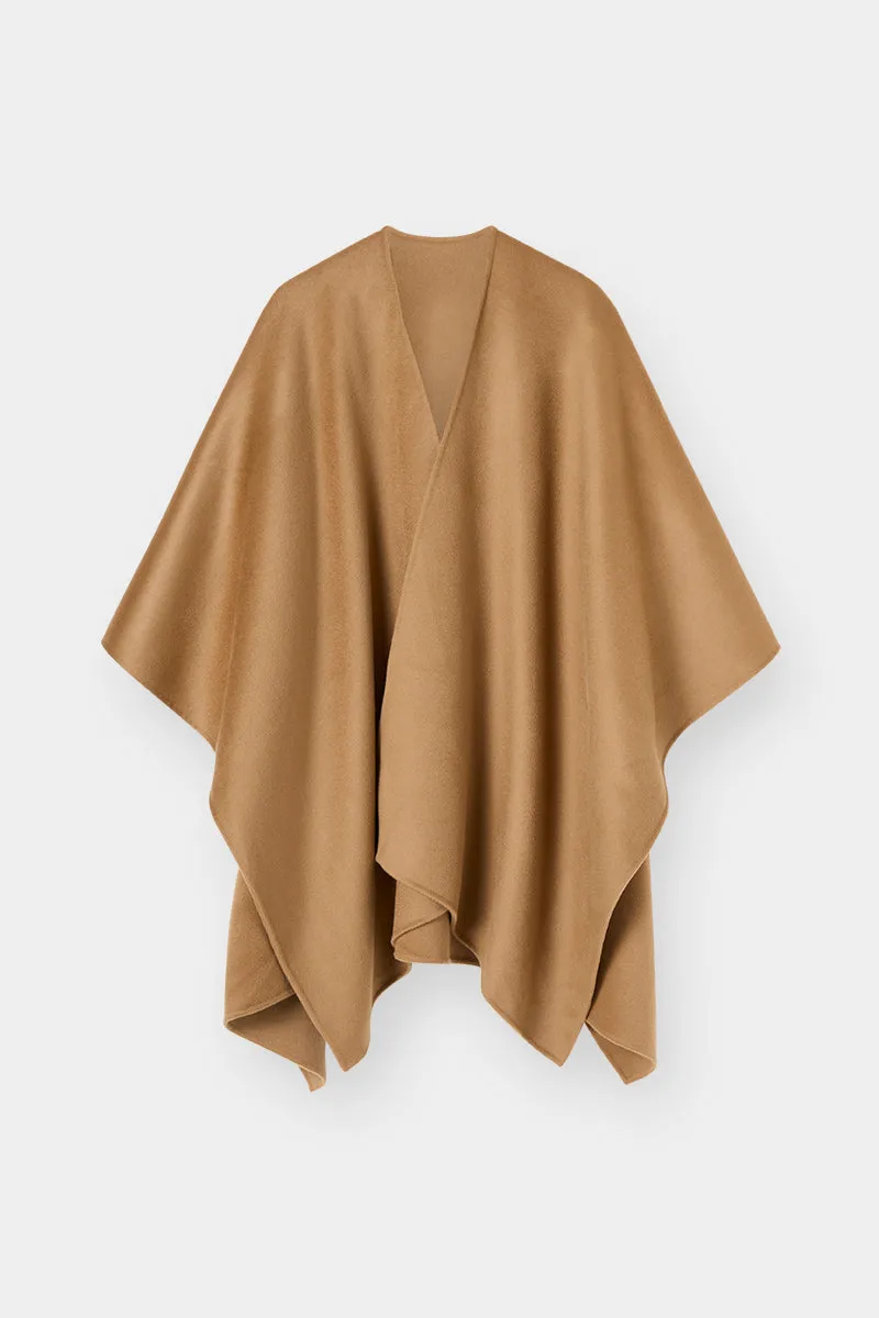 THE CASHMERE CAPE - CAMEL