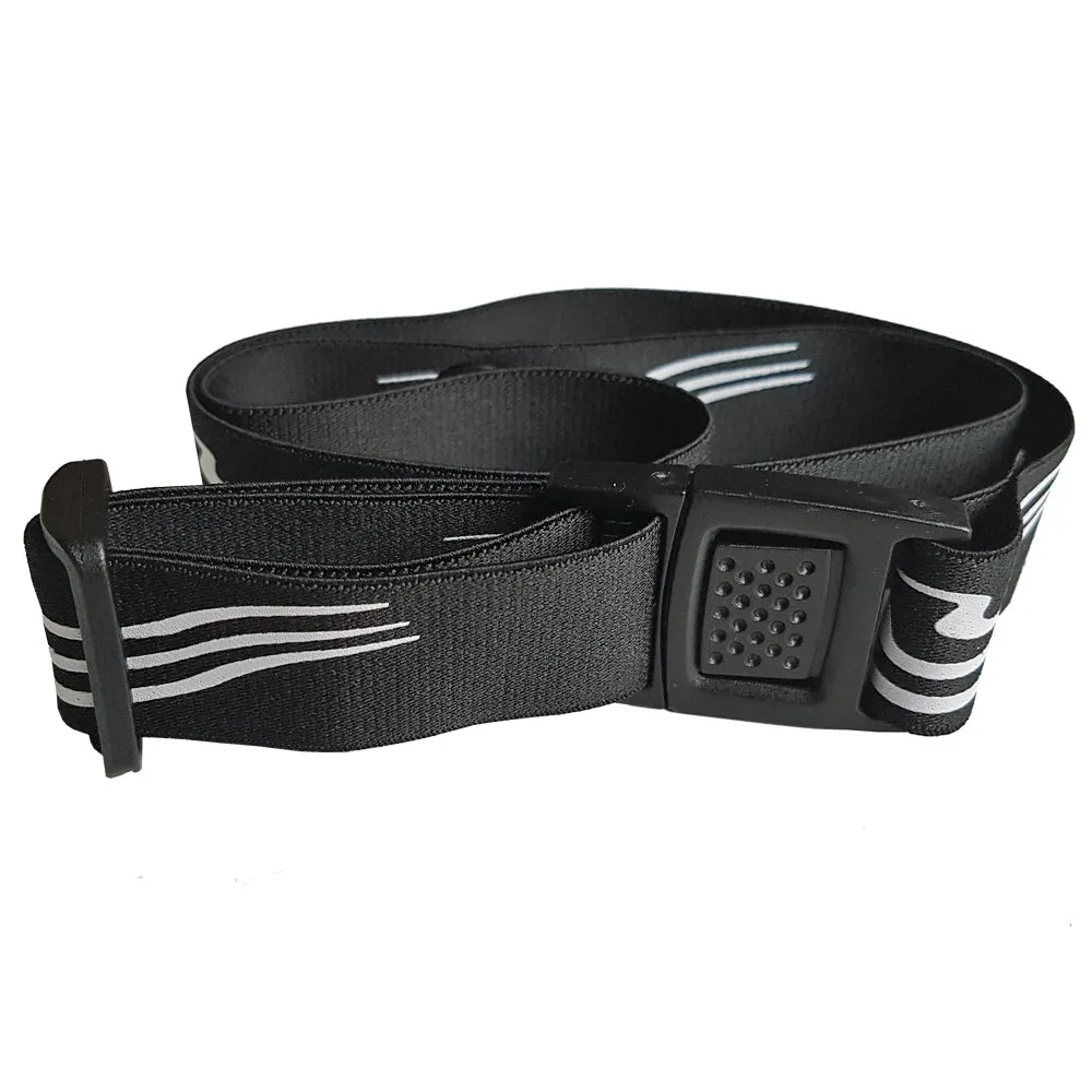 Triathlon Number Belt in Black/ White