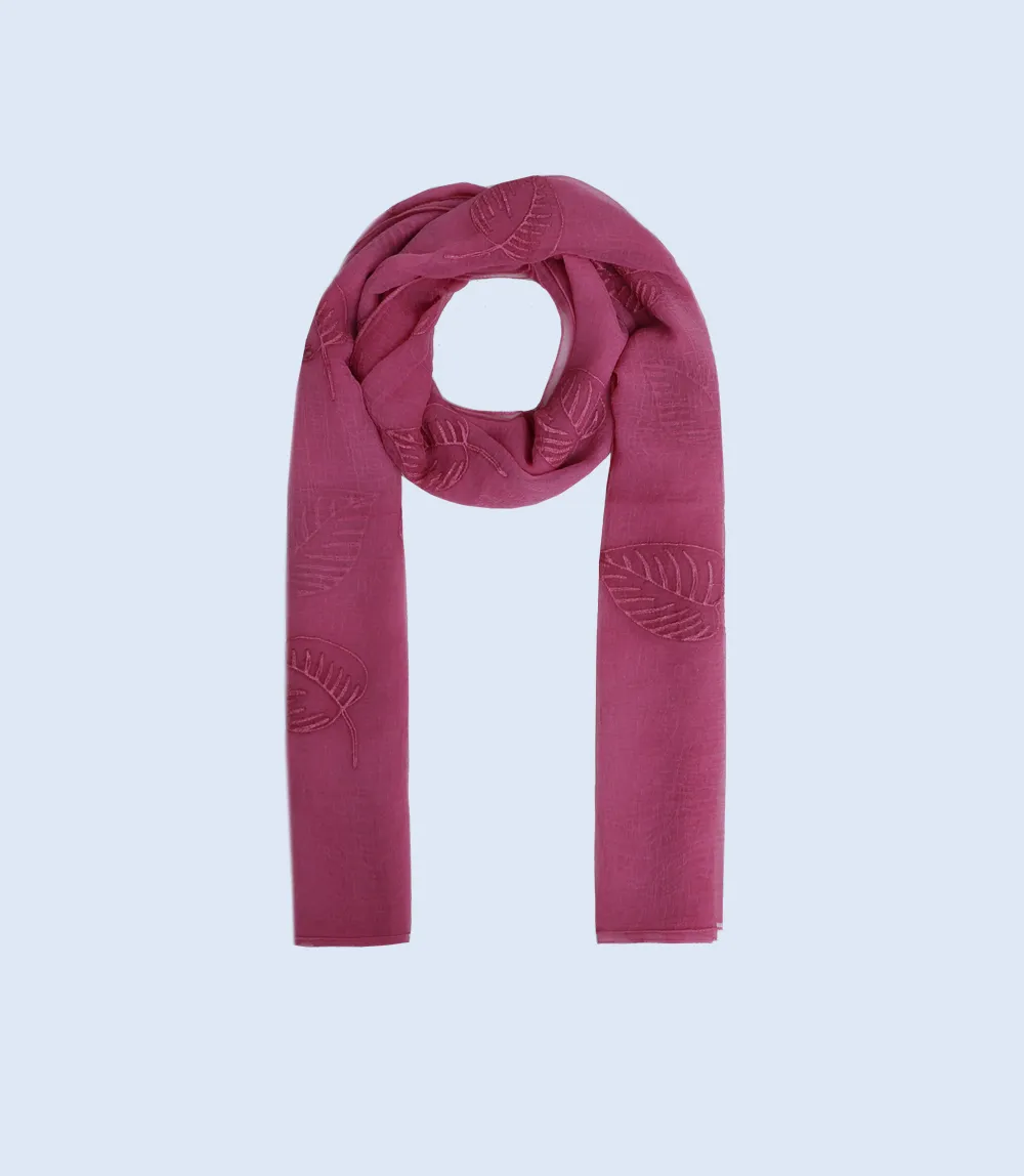 WA0829-MAROON-Scarf For Women