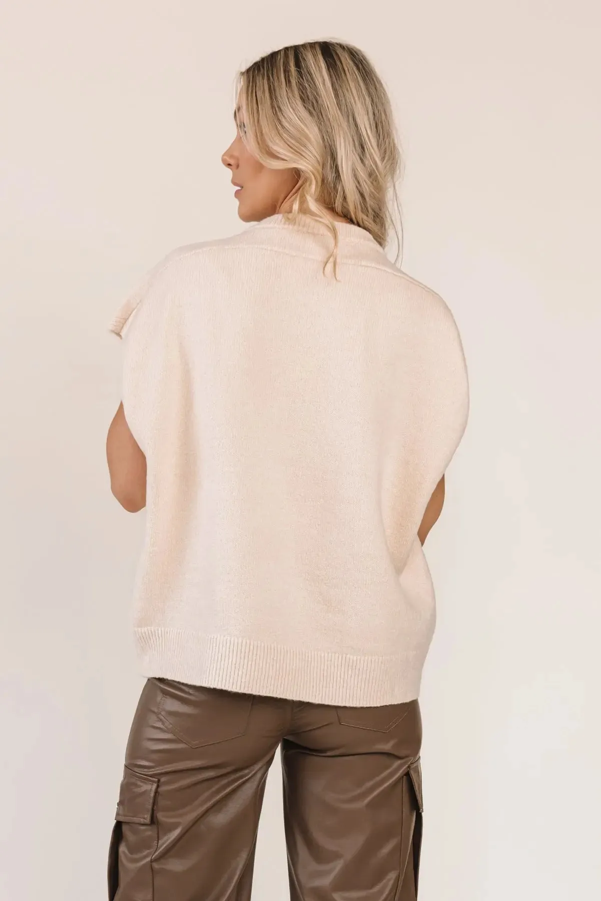 Warm Embrace Cream Oversized Sweater - Final Sale